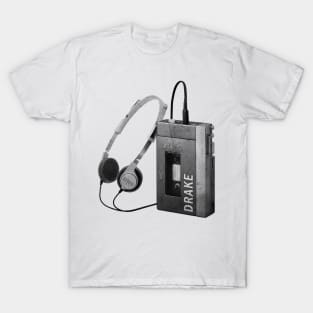 Walkman Play Drake Songs T-Shirt